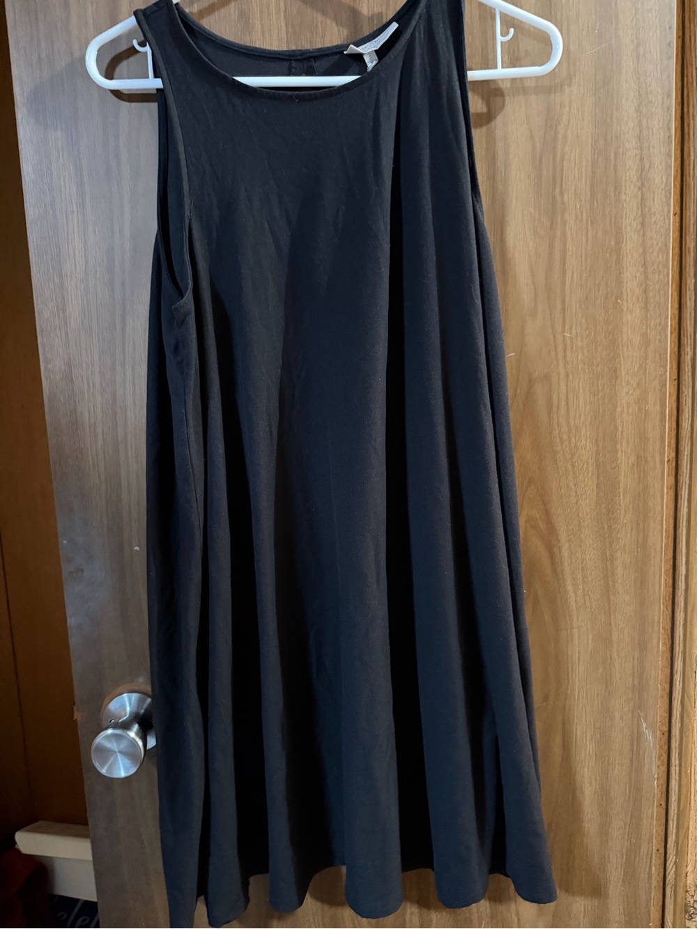 Bobbie Brooks Black Swing Midi Dress